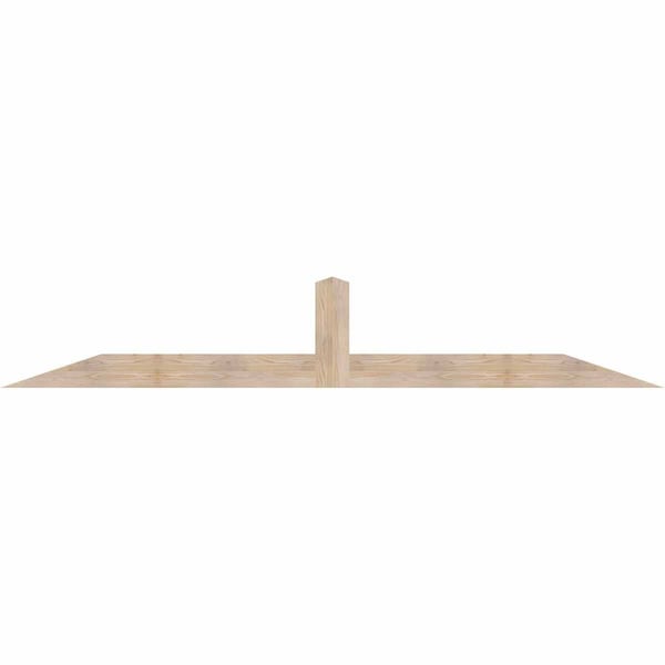 Ekena Millwork Portland Smooth Timber Gable Bracket, Douglas Fir, 108"W x 18"H x 1 1/2"D x 5 1/2"F, 4/12 Pitch GBW108X18X0206POR00SDF - main